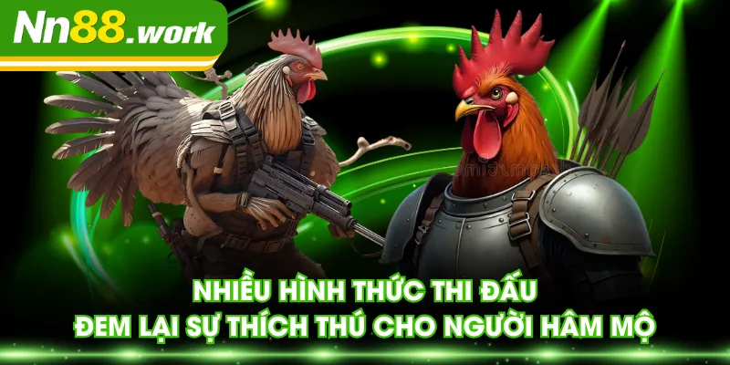 Nhiều hình thức thi đấu đem lại sự thích thú cho người hâm mộ
