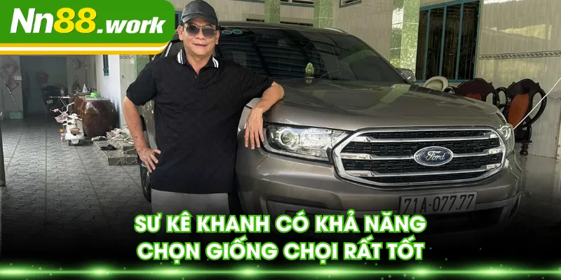 Sư kê Khanh có khả năng chọn giống chọi rất tốt